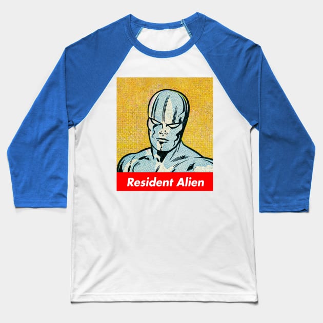 Resident Alien Baseball T-Shirt by dcescott